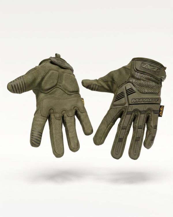 Перчатки тактические Mechanix M-Pact oliva ВТ7354