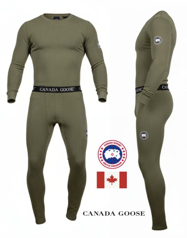 Зимнее мужское термобелье CANADA GOOSE  олива   ПП8164