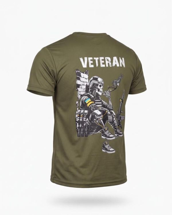 Тактическая футболка SELION Veteran oliva ДЛ7221