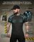 Тактична футболка (Compression Fit) чорна ТР6915