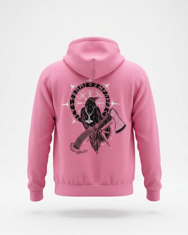 Милитари худи FAXIS Odin pink ТР6965