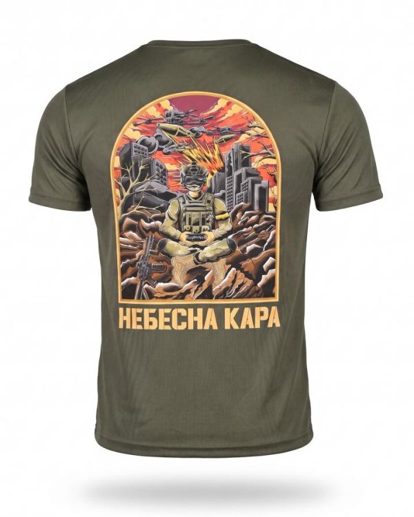 Тактична футболка SELION battle oliva ПП4650