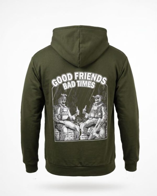 Милитари худи TRENASH Friends oliva ТР6030
