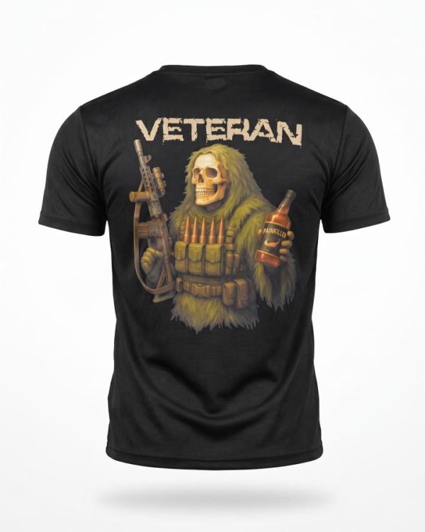 Тактическая футболка SELION Veteran black ТР6929