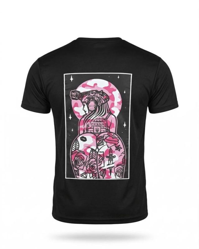 Тактическая футболка SELION Girl black ТР6931