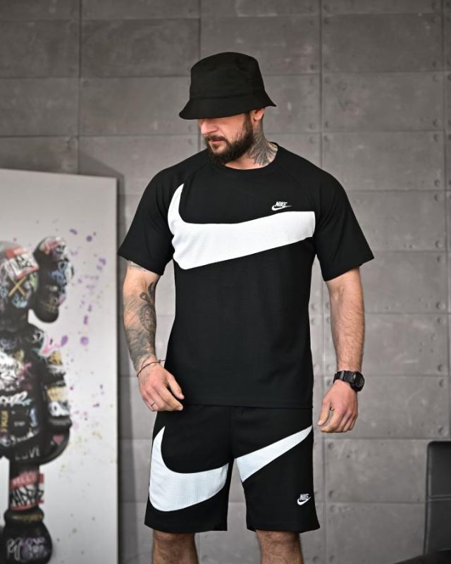 Літній комплект black/ white Nke ВТ4679