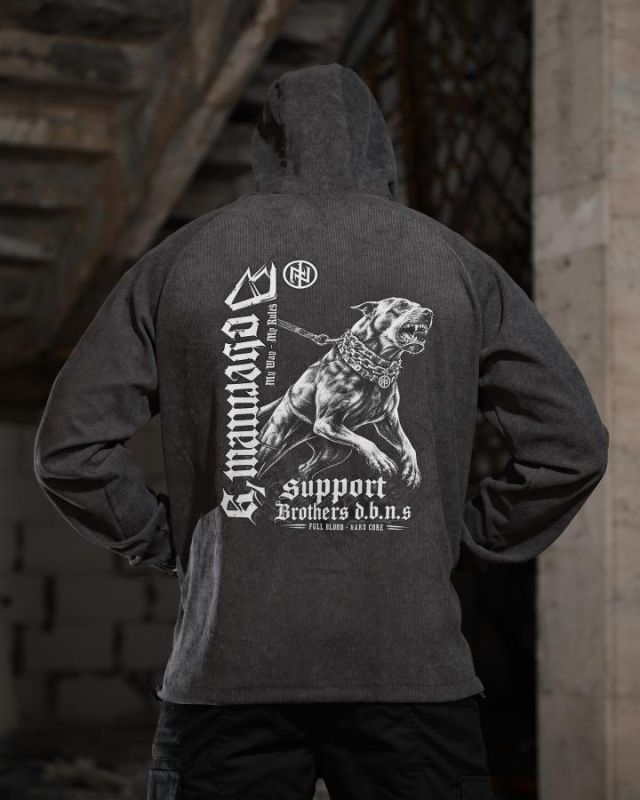 Олімпійка в стилі мілітарі BORN OF WAR Support grey ВМ3638