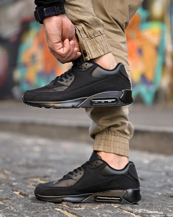 Мужские кроссовки Max black ПП7979
