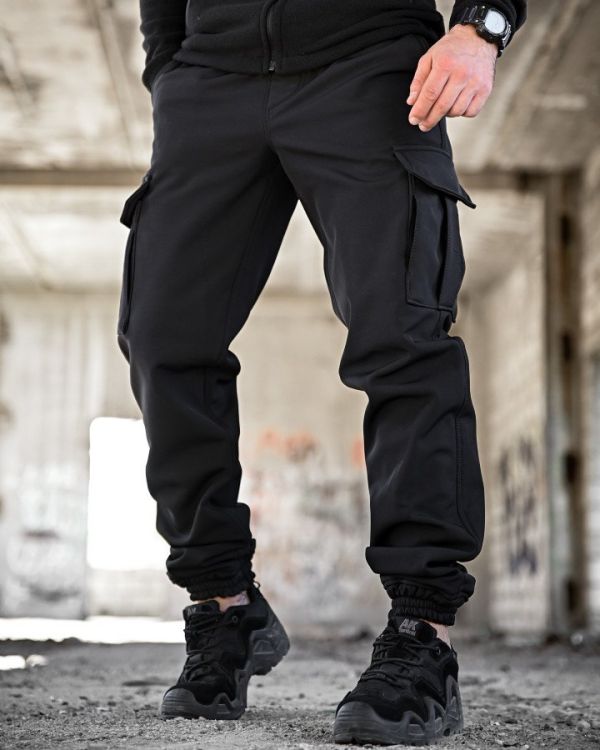 Зимние штаны soft shell BANDIT полиция ТР6411