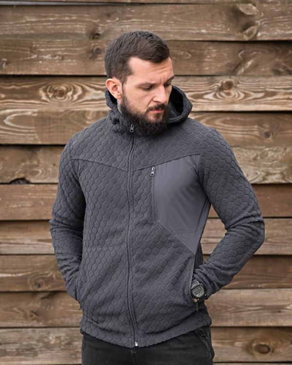 Тактичний флісовий светр KM URBAN grey ПП8056