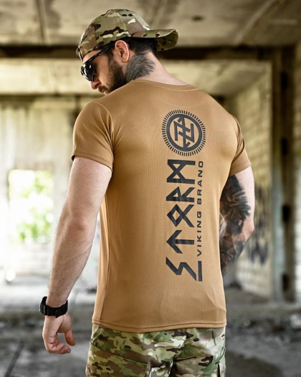 Тактическая футболка  BORN OF WAR  Viking coyot ВТ4626