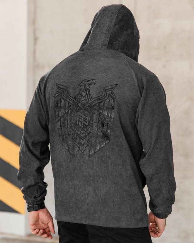 Олімпійка в стилі мілітарі BORN OF WAR Eagle grey ВМ3639