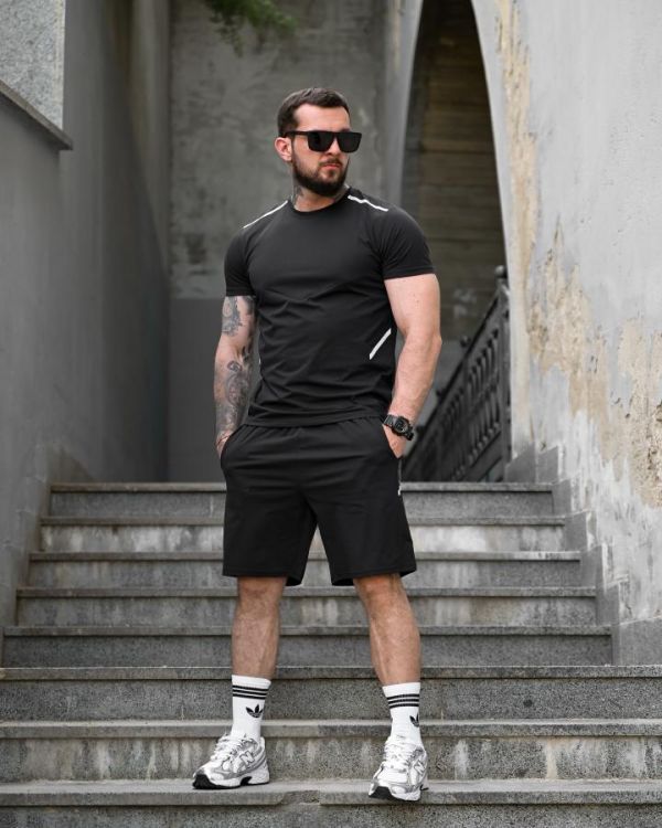 Летний комплект со светоотражением Audsa black РГ6151