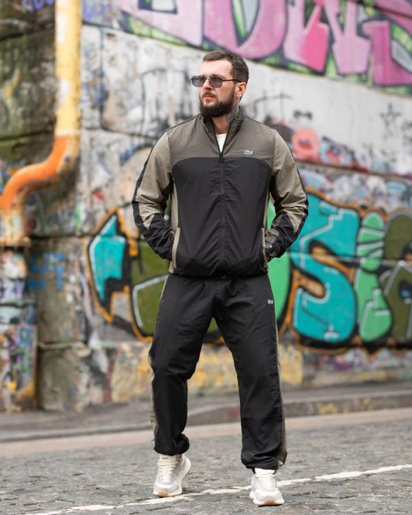 Спортивный костюм RETRO Lac black/green ТР6939