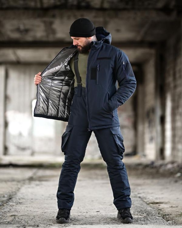 Зимний тактический костюм NORTHERN синий ТР6565