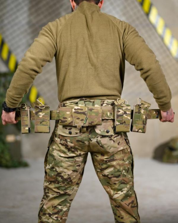 Функциональный тактический пояс (battle belt)  мультикам ТР6755