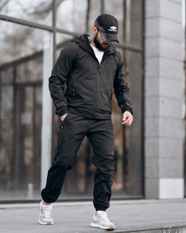 Мужской спортивный костюм RABUDA black ТР6789