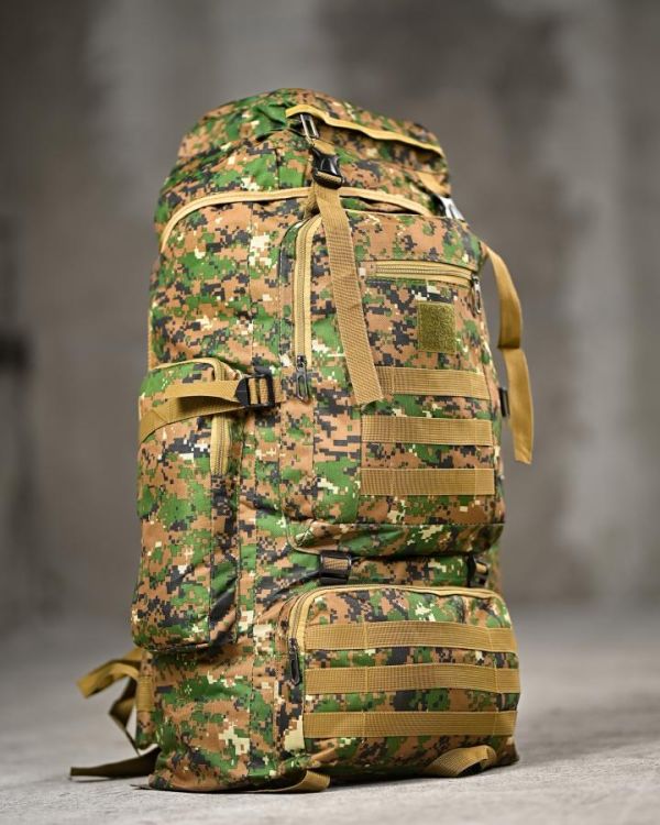 Тактический рюкзак Outdoor 70L pixel green ВТ6791