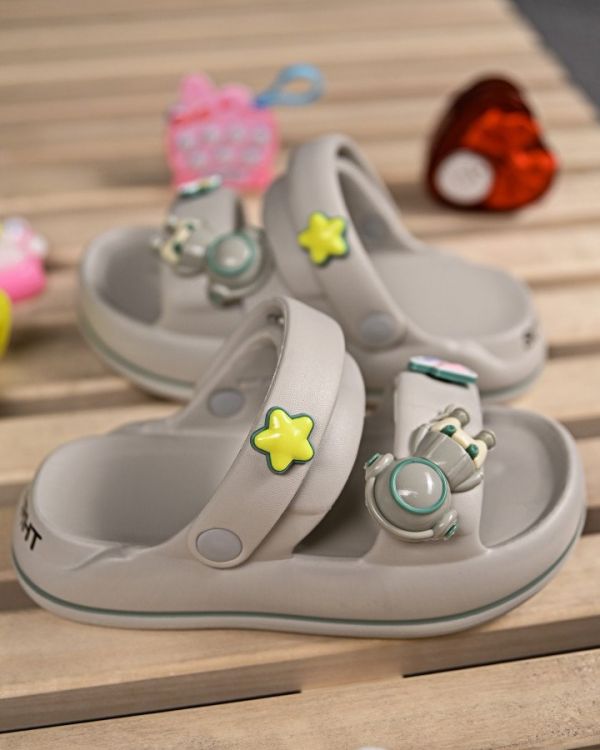 Детские кроксы Nice grey ПП7778