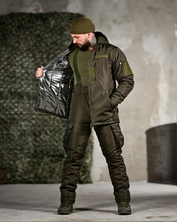 Зимний тактический костюм NORTHERN  олива ТР6586