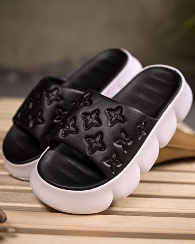 Тапки Flowers ch/b ПП7789