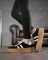 Женские кроссовки crosti black /white НП4535