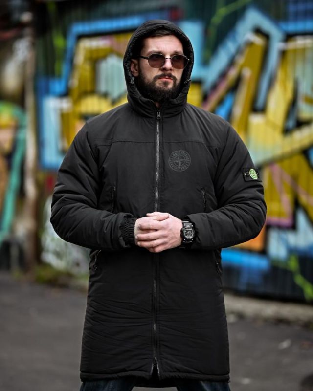 Зимняя удлененная куртка Stone tyson ТР6583