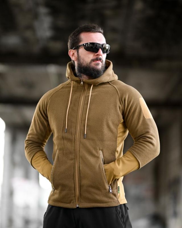 Тактическая флисовая кофта Polar  7.62 Tactical кайот   ТР6461