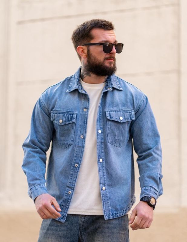 Рубашка джинсовая jeans ТР6804