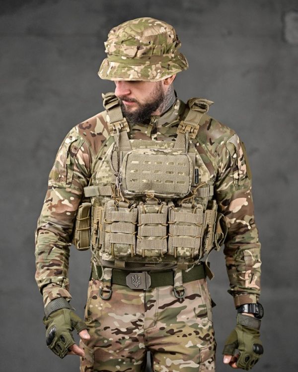 Плитоноска Single Sword 4 точки быстрого сброса пиксель  ТН6600