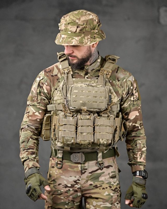Плитоноска Single Sword 4 точки быстрого сброса пиксель  ТН6600
