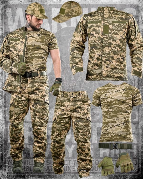 уставной тактический костюм DOGMA 6в1 пиксель ДЛ6446