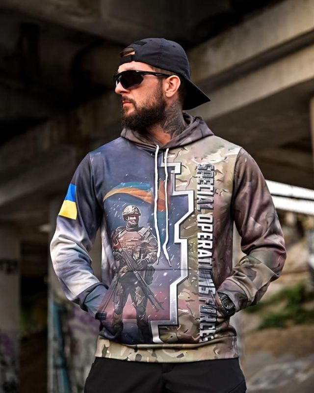 Милитари худи SAINT Ground force pixel ПП8122