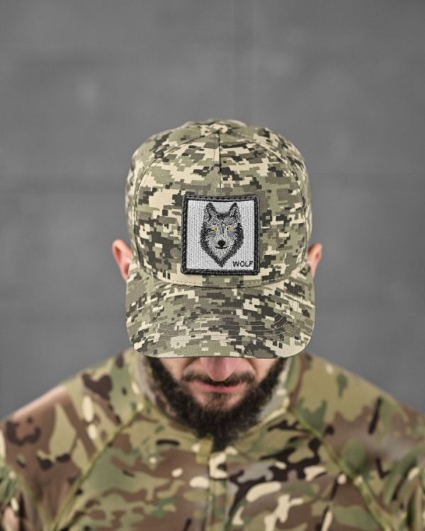 Бейсболка пиксель тигр  ДЛ6473