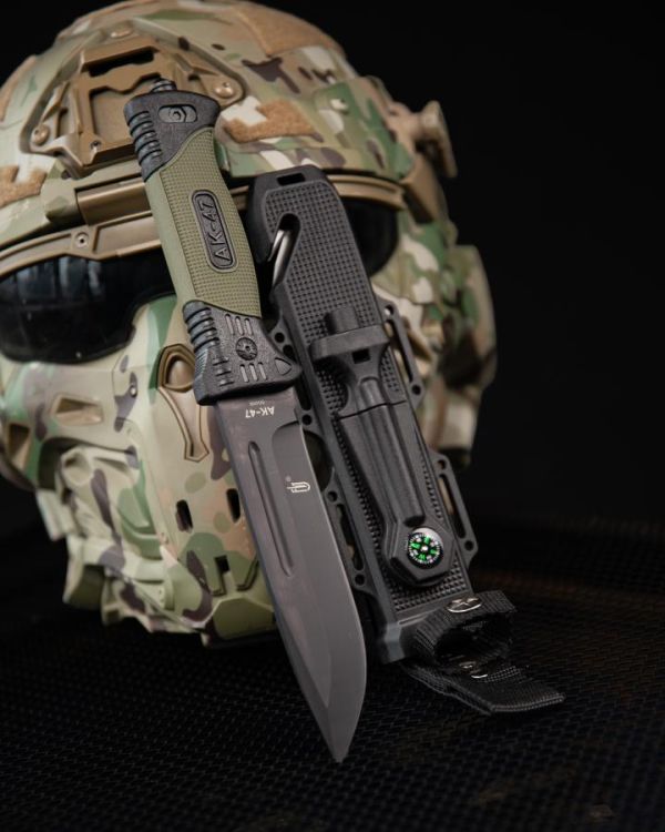 Ніж AK-47 oliva/black ВТ5553