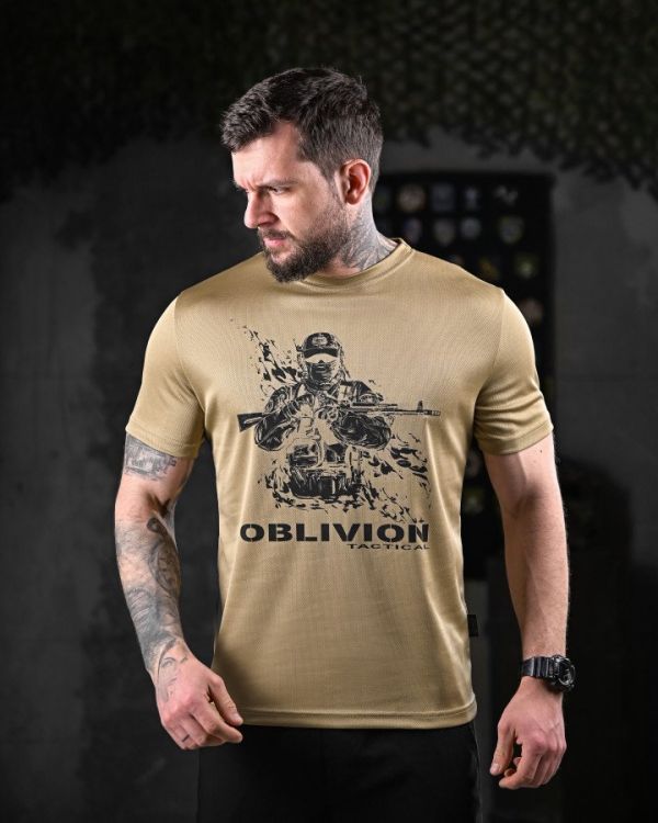 Тактическая потоотводящая футболка OBLIVION  soldier coyot ДЛ7161