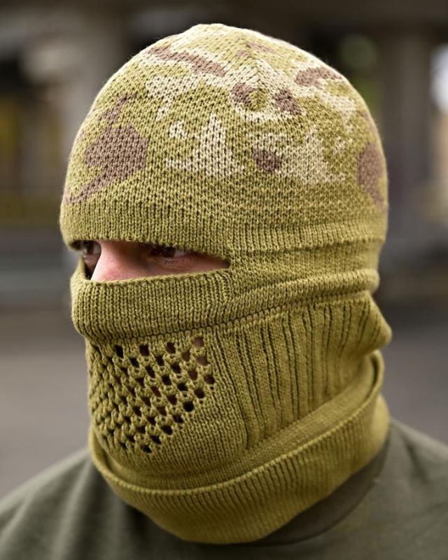 Шапка-балаклава в'язана мтк ПП8154