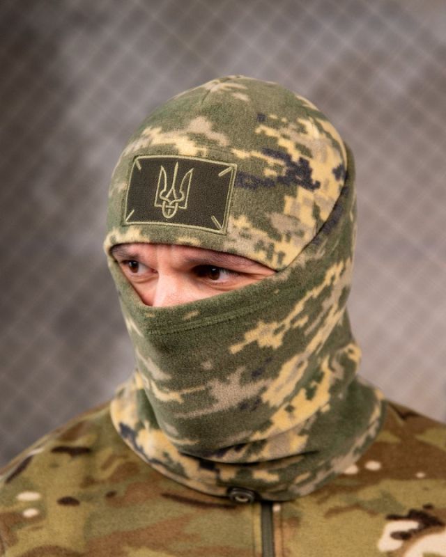 Комплект шапка баф  intelligence  пиксель  ВТ7959
