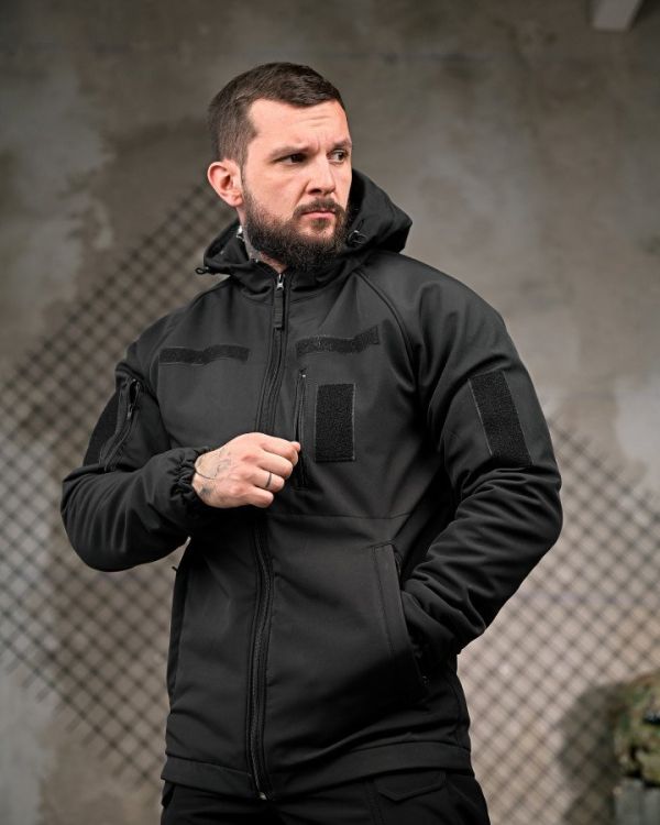 Зимняя куртка patron  OMNI-HEAT black  ВТ7006