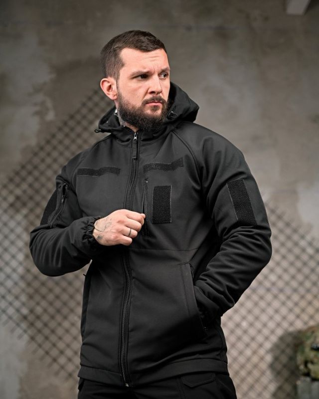 Зимняя куртка patron  OMNI-HEAT black  ВТ7006