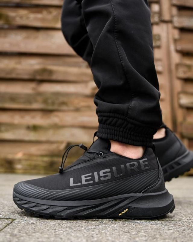 термо кроссовки Leisure black 4 ТР6509