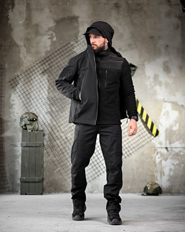Тактичний костюм POLICE 5в1 чорний ПП7863