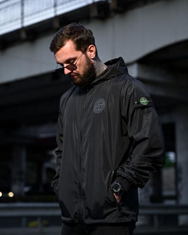 Вітровка кишеня Stone Island чорна 4 ПП7999