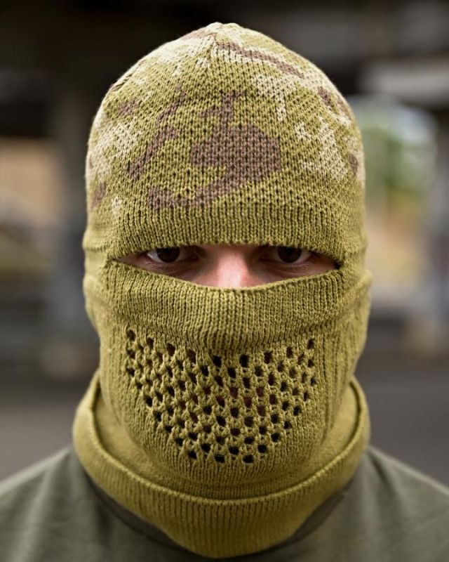 Шапка-балаклава в'язана мтк ПП8154