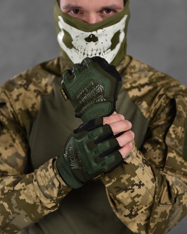 РУКАВИЧКИ ТАКТИЧНІ MECHANIX logo ЛЛ6143