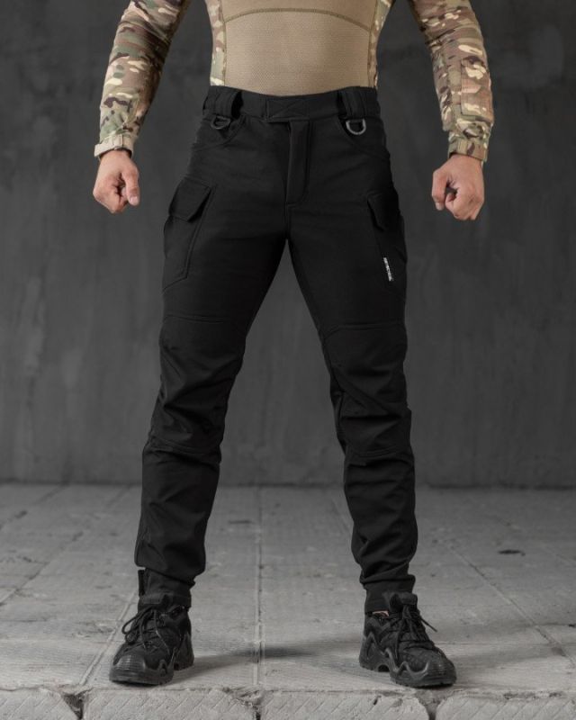 Тактичні штани софтшел innately black НП4868