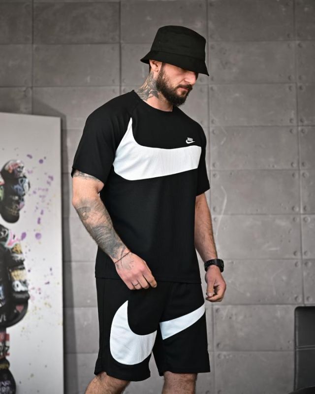 Літній комплект black/ white Nke ВТ4679