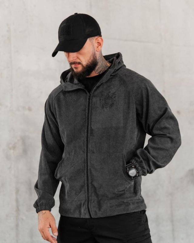 Олімпійка в стилі мілітарі BORN OF WAR Eagle grey ВМ3639