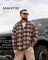 Рубашка оверсайз MANTIS® WORKMAN SHIRT- Brownstone Plaid ТР6897