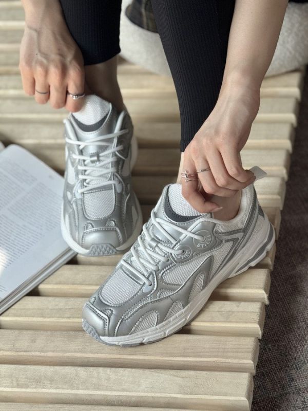 Женские кроссовки palladium silver ДЛ6309